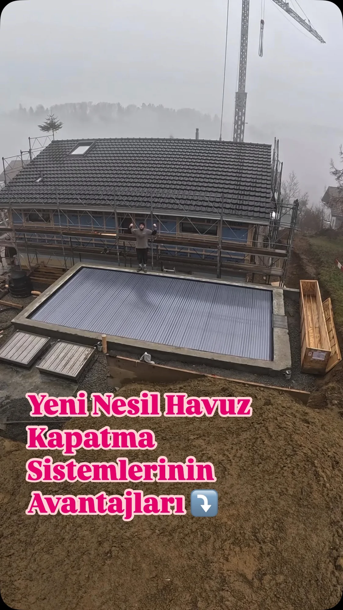 Sermed Havuz otomatik havuz kapatma sistemi uygulaması